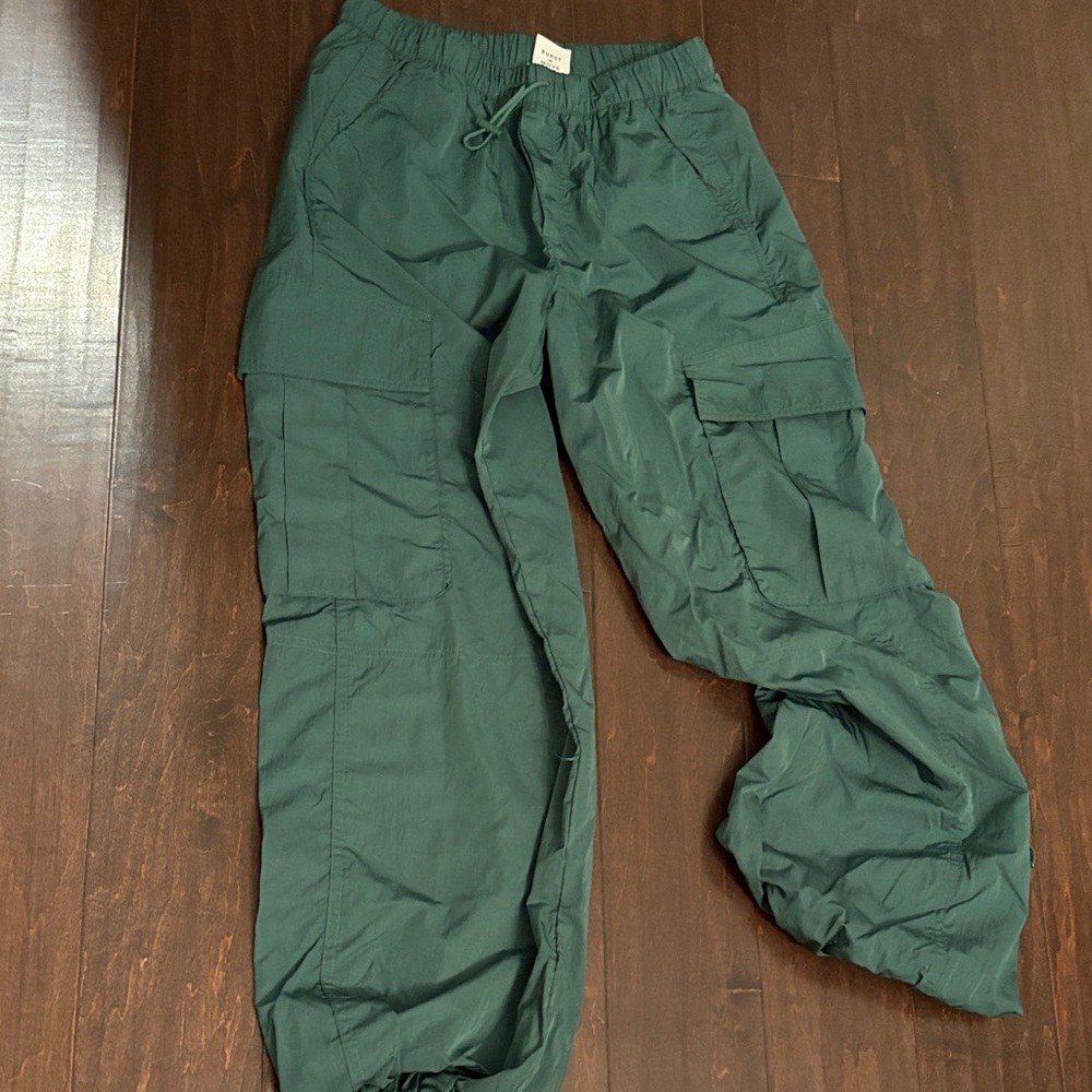 Aerie Dark Green Cargo Joggers